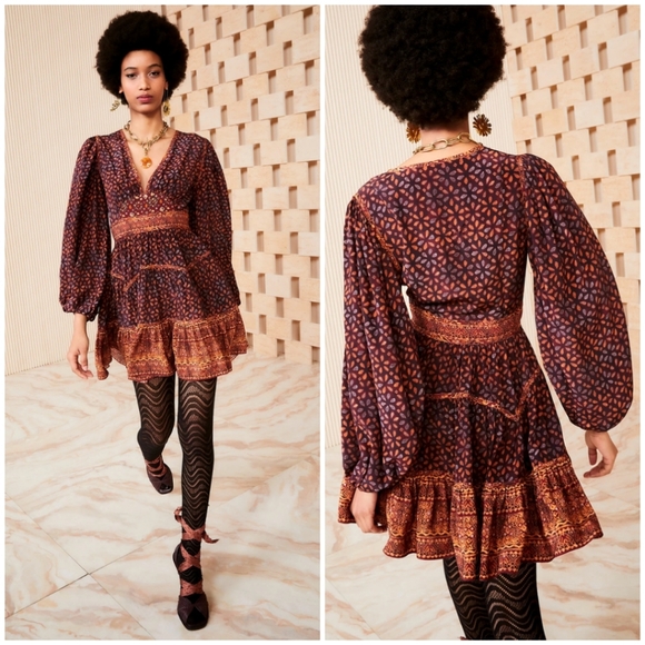 NWT Ulla Johnson Hayana Dress In Agate